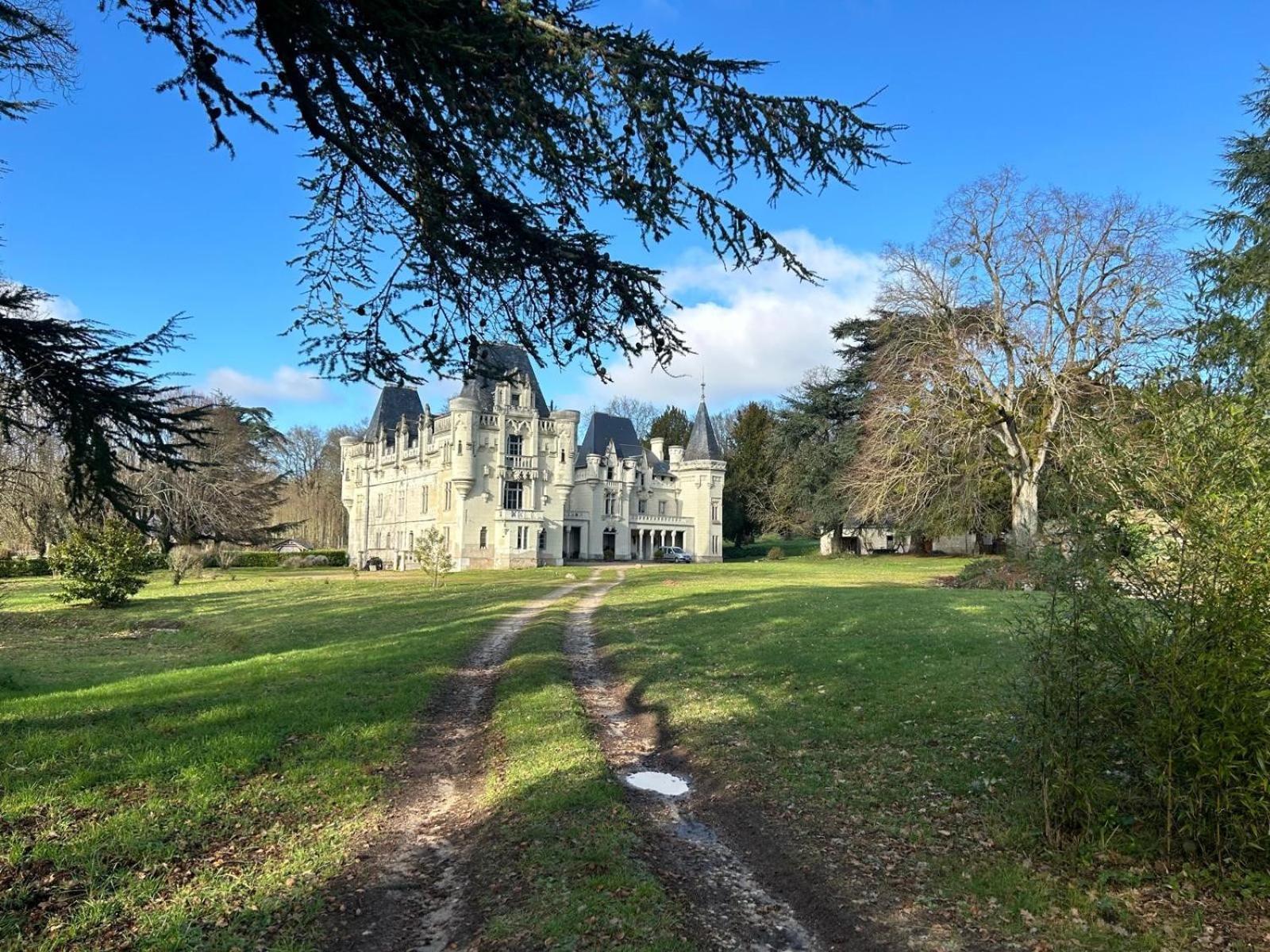 Chateau De Salvert - 4 Gites - 32 Personnes Neuillé Exteriér fotografie